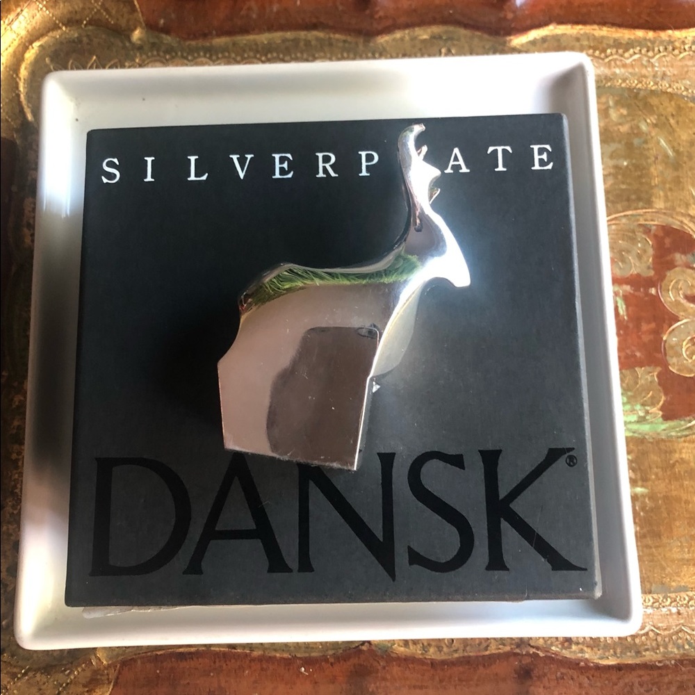 ❄️🎄Dansk - Reindeer Modern Figure - SILVERPLATED NIB